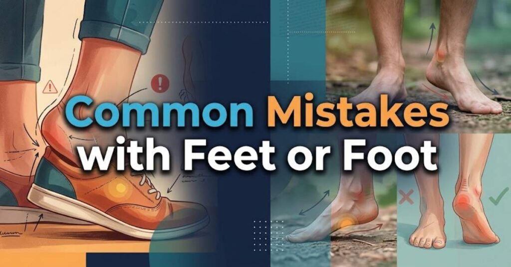 Common Mistakes with Feet or Foot