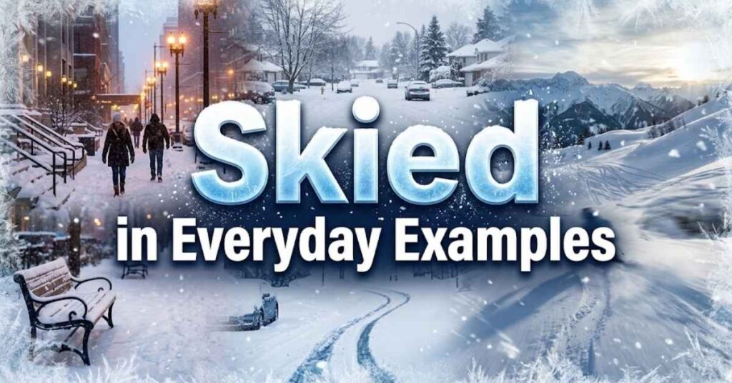 Skied in Everyday Examples