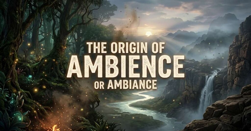The Origin of Ambience or Ambiance