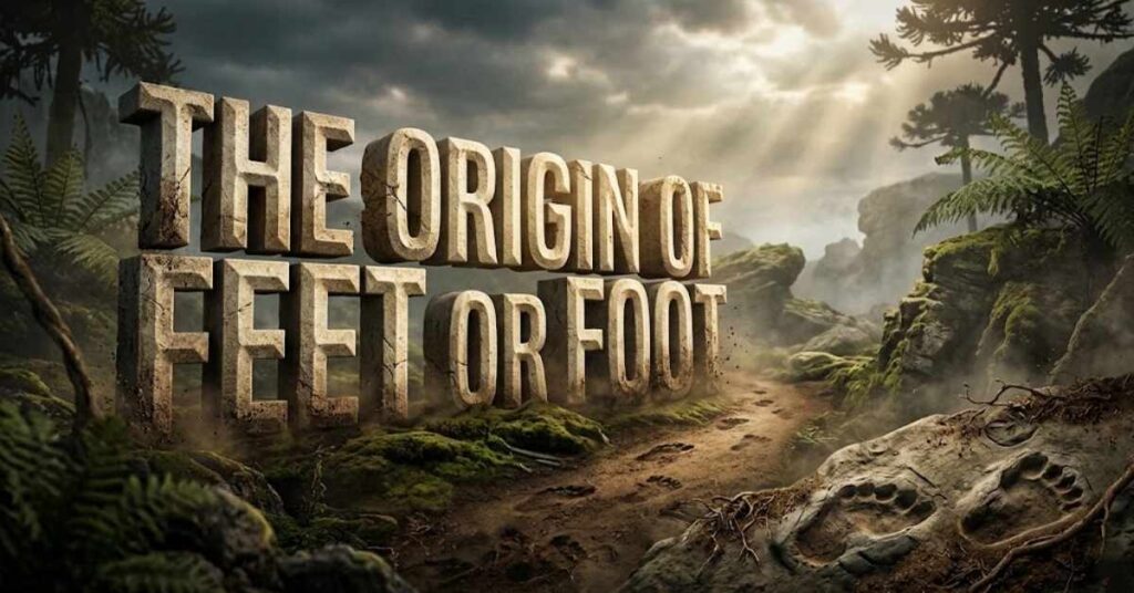 The Origin of Feet or Foot