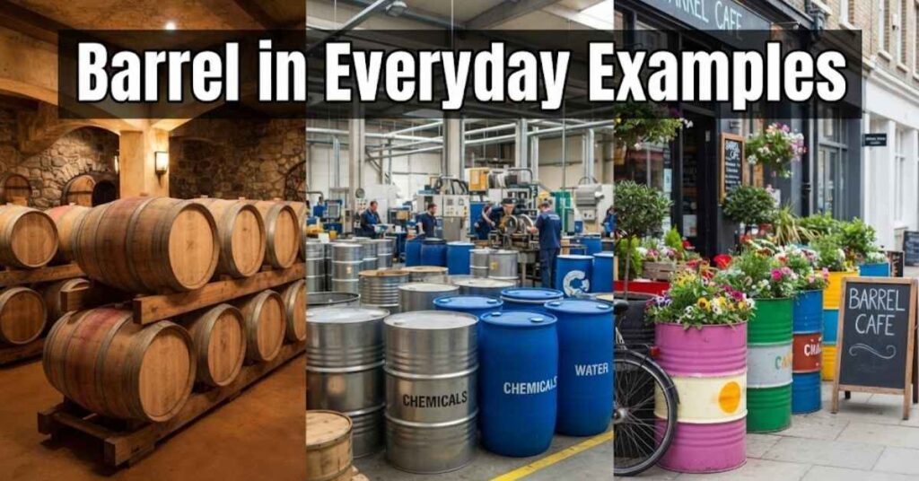 Barrel in Everyday Examples
