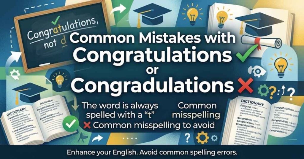 Common Mistakes with Congratulations or Congradulations
