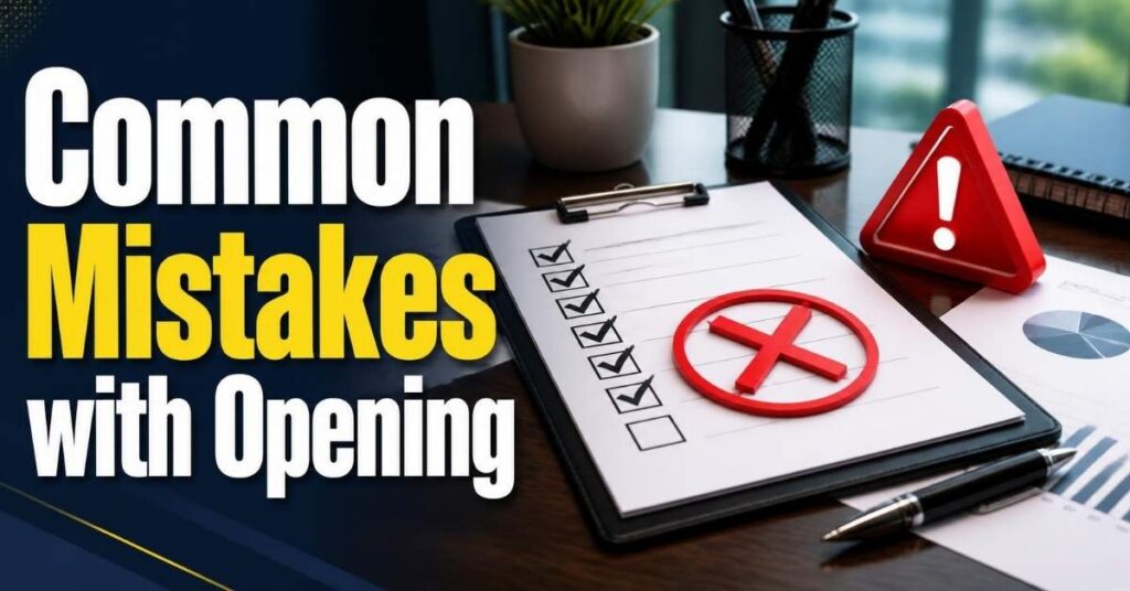 Common Mistakes with Opening