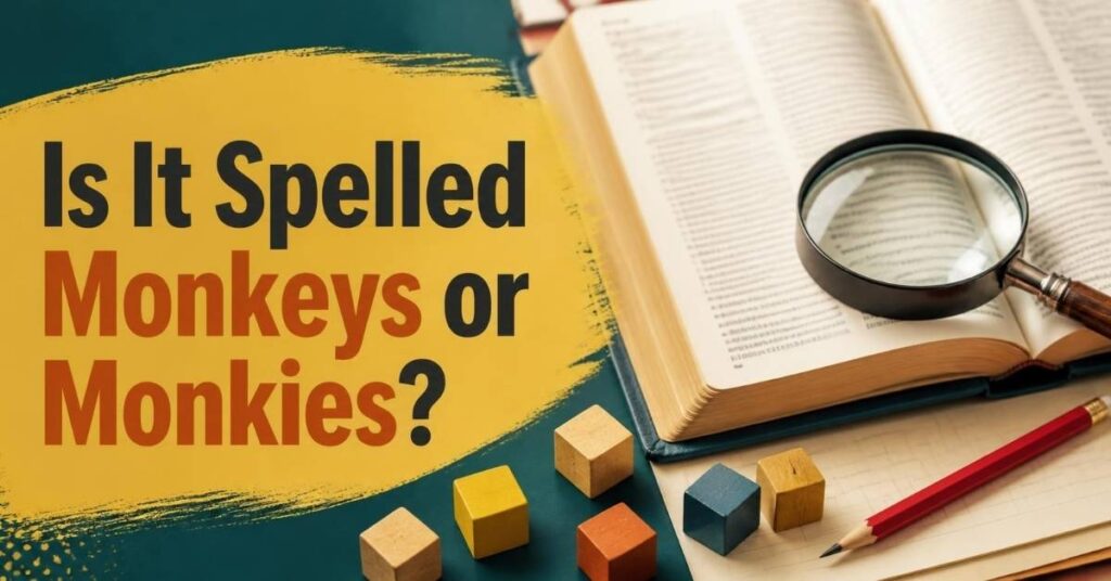Is It Spelled Monkeys or Monkies?