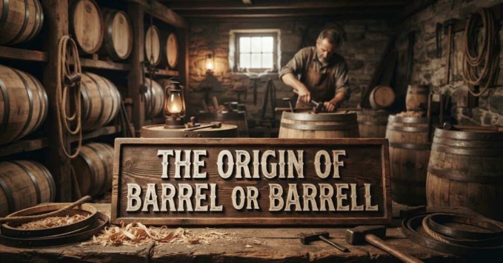 The Origin of Barrel or Barrell