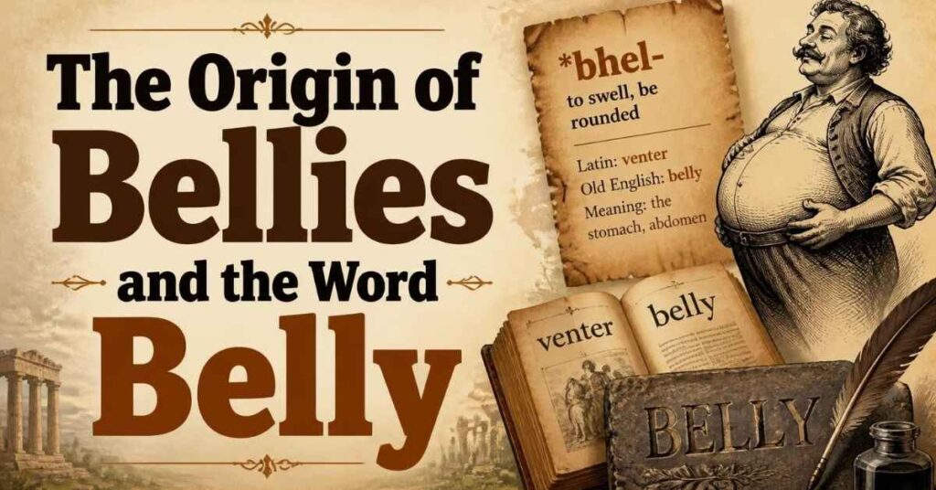 The Origin of Bellies and the Word Belly