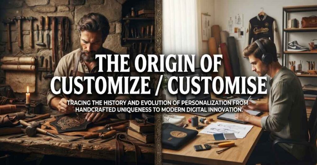 The Origin of Customize / Customise