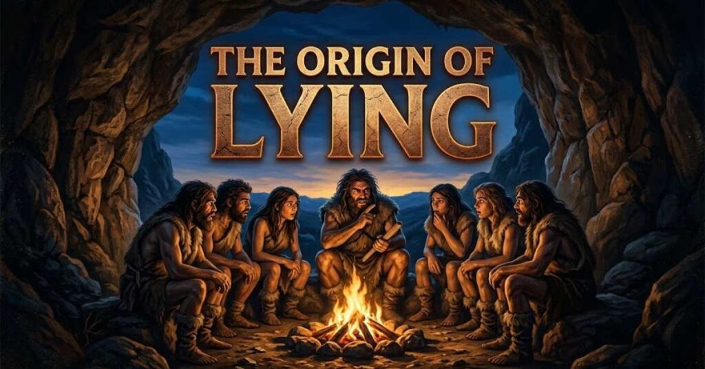 The Origin of Lieing or Lying