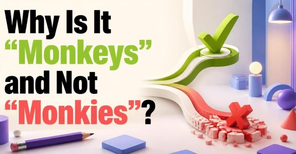 Why Is It "Monkeys" and Not "Monkies"?